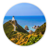 ニュージーランド，ニュージーランドポイント灯台 セラミックノブ (正面)