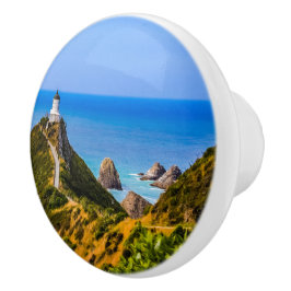 ニュージーランド，ニュージーランドポイント灯台 セラミックノブ