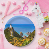 ニュージーランド，ニュージーランドポイント灯台 ペーパープレート (パーティー)