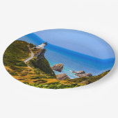 ニュージーランド，ニュージーランドポイント灯台 ペーパープレート (アングル)