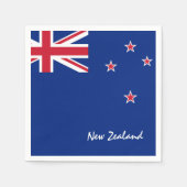 ニュージーランド・ニュージーランド国旗のパーティーファッション/Kiwi スタンダードカクテルナプキン (正面)
