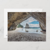 ニュージーランド、ノースアイランド、コロマンデル半島 ポストカード (正面/裏面)