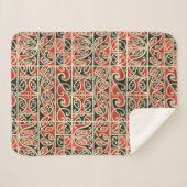 ニュージーランド·パターン シェルパブランケット (正面(横))