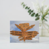 ニュージーランド,ブラフ ポストカード (スタンド正面)