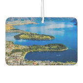 ニュージーランド、ボブのピークからクイーンズタウンを表示 カーエアーフレッシュナー (正面)