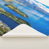 ニュージーランド、ボブのピークからクイーンズタウンを表示 シェルパブランケット (3/4)