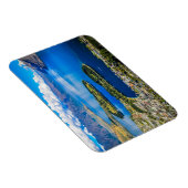 ニュージーランド、ボブのピークからクイーンズタウンを表示 マグネット (右側)