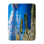 ニュージーランド、ボブのピークからクイーンズタウンを表示 マグネット (縦)