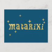 ニュージーランド・マオリ - マタリキ星 1 ポストカード (正面)