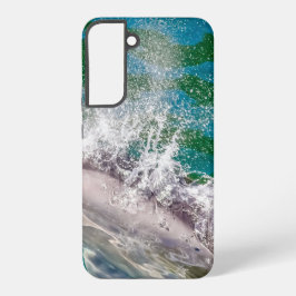 ニュージーランド ミルフォードサウンドのイルカ SAMSUNG GALAXY S22+ケース
