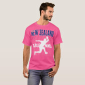 ニュージーランド 卓球 愛好家 ジャージ キウイ Tシャツ (正面フル)