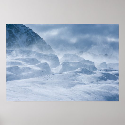 ニュージーランド、南の島、アロースミス山脈。 ポスター (正面)