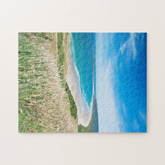 ニュージーランド、南の島、キャトリンズ、タウツク湾 ジグソーパズル (横)