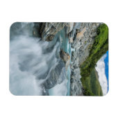 ニュージーランド、南の島、志望国山 マグネット (横)