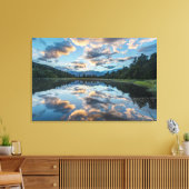 ニュージーランド、南アイランド、ウェストランド・ナショナル キャンバスプリント (インサイチュ (リビング))