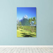 ニュージーランド、南アイランド、マイタピーク、 キャンバスプリント (インサイチュ (ウッドフロア))