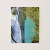 ニュージーランド、南アイランド、マールボロー・サウンド。 ジグソーパズル (縦)