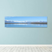 ニュージーランド，南アルプス キャンバスプリント (インサイチュ (ウッドフロア))