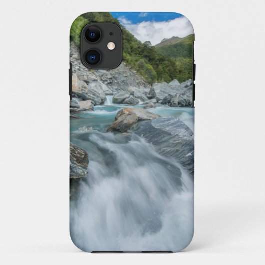 ニュージーランド、南島、志望山 Case-Mate iPhoneケース (裏面)