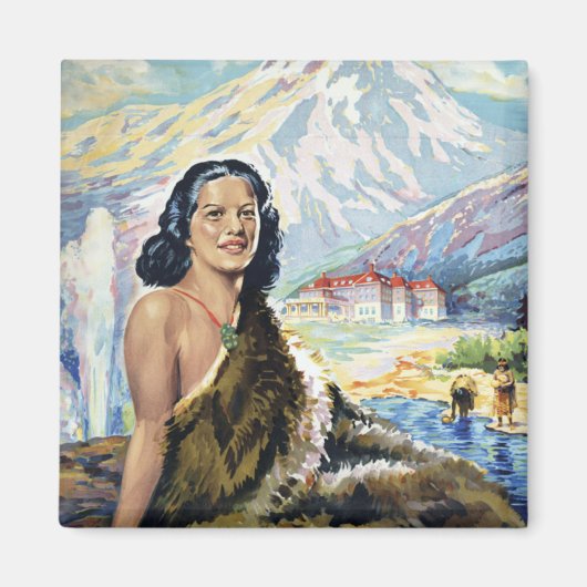 ニュージーランド：太平洋のワンダーランド マグネット (正面)