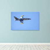 ニュージーランド、小田郷、ワナカ、ワドリの数は2を超える キャンバスプリント (インサイチュ (ウッドフロア))