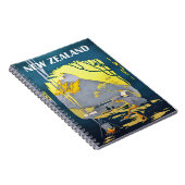 ニュージーランド、森の中でのキャンプ ノートブック (右側)