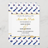 ニュージーランド 特別なイベント 結婚式のお祝い セーブザデート (正面/裏面)