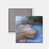 ニュージーランド、自然の色(冷蔵庫用マグネット) マグネット (正面/裏面)