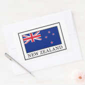 ニュージーランド 長方形シール (封筒)
