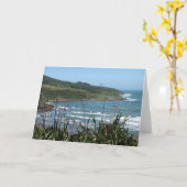 ニュージーランド 風景 挨拶カード カード (黄色い花)