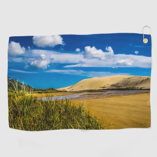 ニュージーランド、90マイルビーチ付近の流速 ゴルフタオル (横)