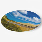 ニュージーランド、90マイルビーチ付近の流速 ペーパープレート (アングル)