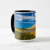 ニュージーランド、90マイルビーチ付近の流速 マグカップ (正面左)