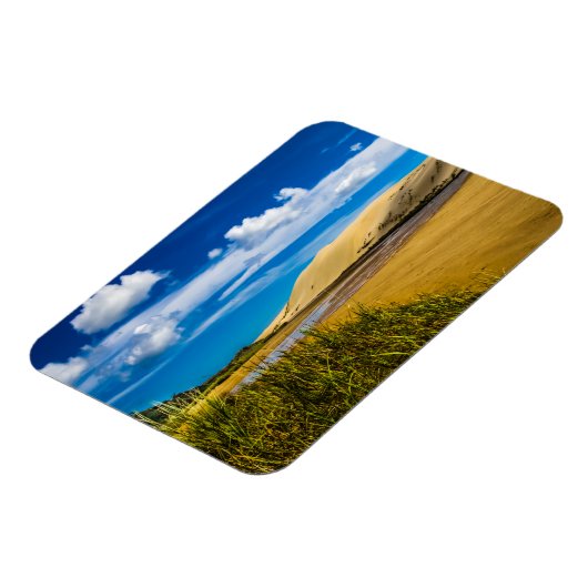 ニュージーランド、90マイルビーチ付近の流速 マグネット (左側)