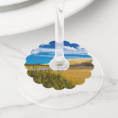 ニュージーランド、90マイルビーチ付近の流速 ワイングラスタグ (クローズアップ)