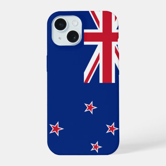 ニュージーランド iPhone 15ケース (裏面)