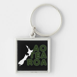ニュージーランドAOTEAROA NZカントリーマップマオリ名 キーホルダー