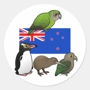 ニュージーランドBirdorables ラウンドシール