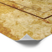 ニュージーランドc1879アーカイブプリントのヴィンテージ地図 ポスター (角)