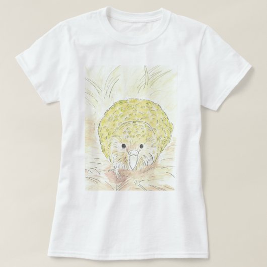 ニュージーランドKakapo鳥Tシャツ Tシャツ (デザイン正面)