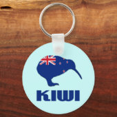 ニュージーランドKiwiキーチェーン国旗 キーホルダー (正面)