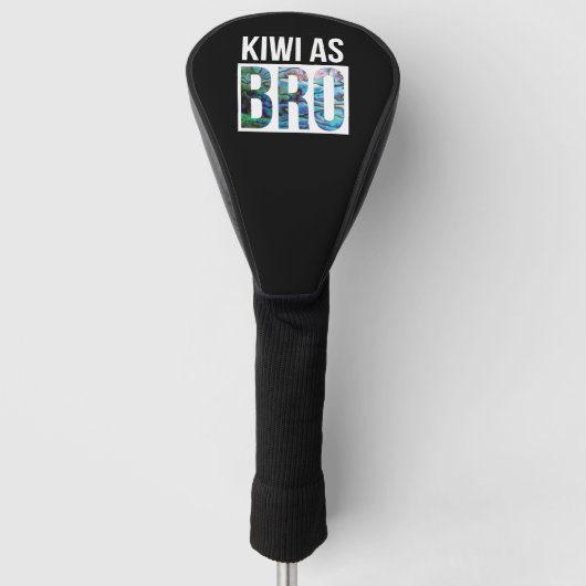 ニュージーランドKIWI AS BRO ゴルフヘッドカバー (正面)
