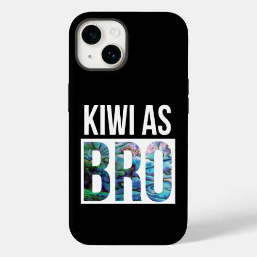 ニュージーランドKIWI AS BRO PAUA Case-Mate iPhone CASE iPhoneケース (裏面)