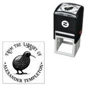 ニュージーランドKiwi Birdライブラリのブック名 セルフインキングスタンプ (インサイチュ)