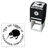 ニュージーランドKiwi Birdライブラリのブック名 セルフインキングスタンプ (インサイチュ)