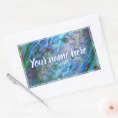 ニュージーランドKIWI PAUAカスタマイズ可能ステッカー 長方形シール (封筒)