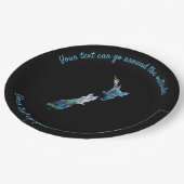 ニュージーランドKIWI PAUAカスタマイズ可能 ペーパープレート (アングル)