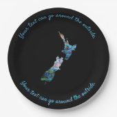 ニュージーランドKIWI PAUAカスタマイズ可能 ペーパープレート (正面)