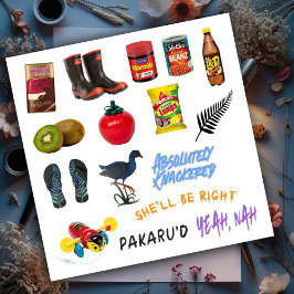 ニュージーランドKiwianaセット6 シール