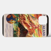 ニュージーランドMT調理師ヴィンテージ旅行ポスター Case-Mate iPhoneケース (裏面 (横))